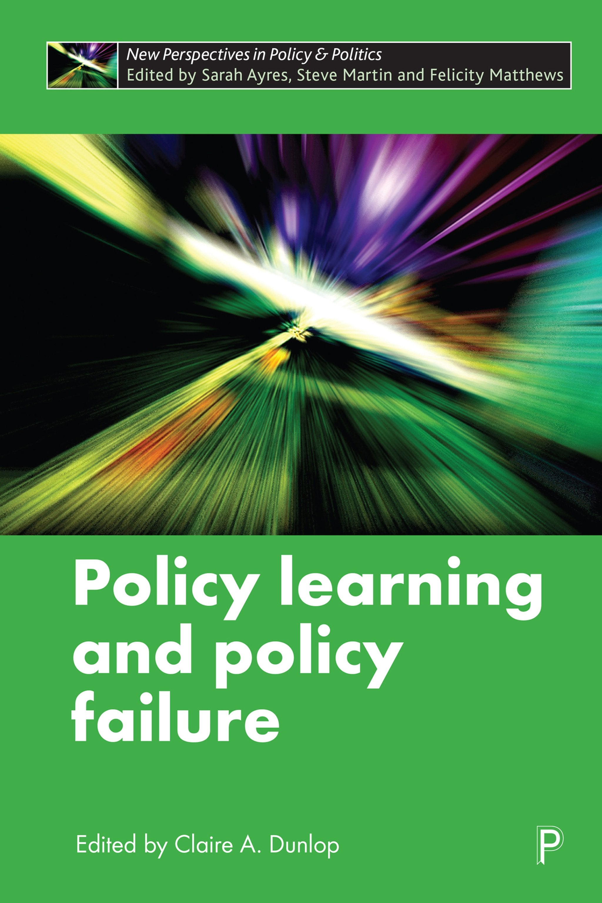 Cover image for Policy Learning and Policy Failure ISBN 9781447352006
